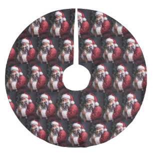Pitbull met kerstman Festive Kerstmis Kerstboom Rok