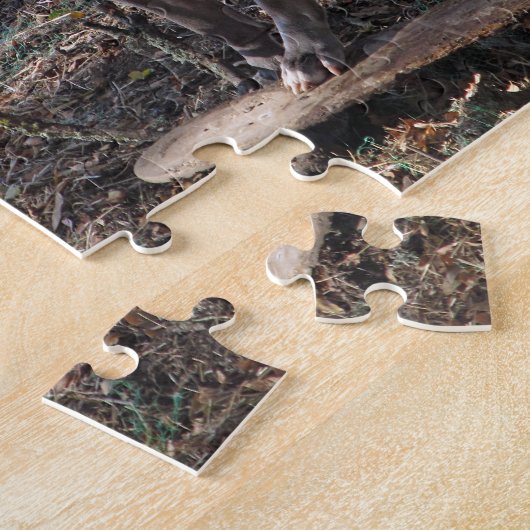 Pitbull met Skateboard Puzzle Legpuzzel (Zijkant)