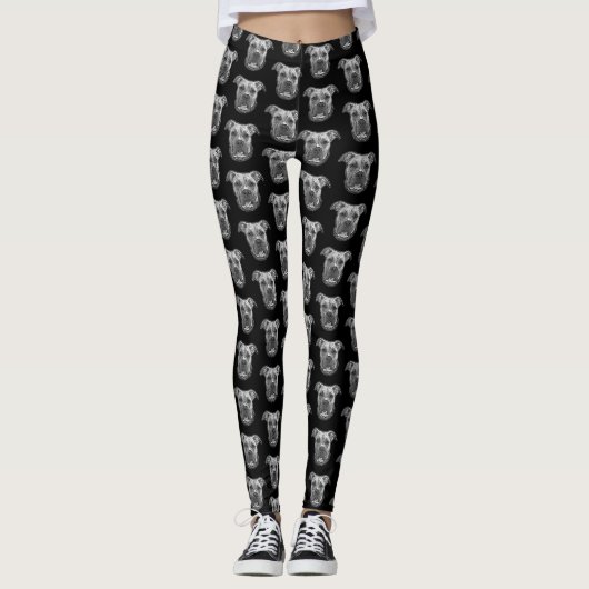 Pitbull mode leggings (Voorkant)