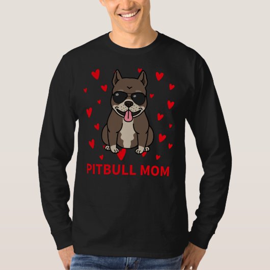 Pitbull Moeder 332 T-shirt (Voorkant)