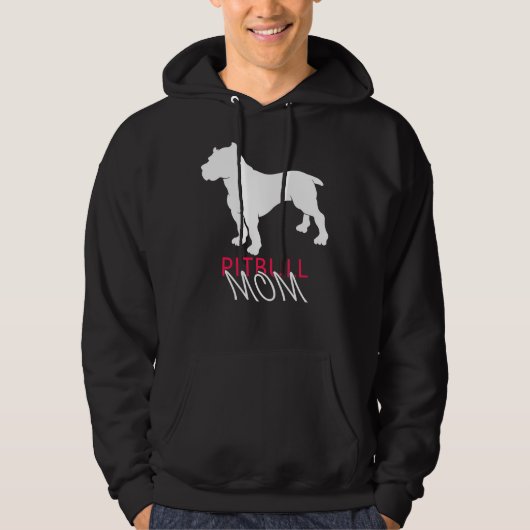Pitbull Moeder 51 Hoodie (Voorkant)
