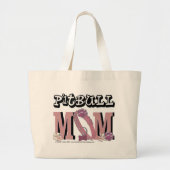 Pitbull MOM Grote Tote Bag (Voorkant)