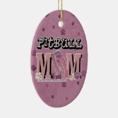 Pitbull MOM Keramisch Ornament (Rechts)