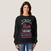 Pitbull Mom Pit Bull Terrier Trui (Voorkant volledig)