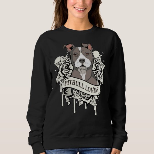 Pitbull Mom Pitbull Hond Trui (Voorkant)