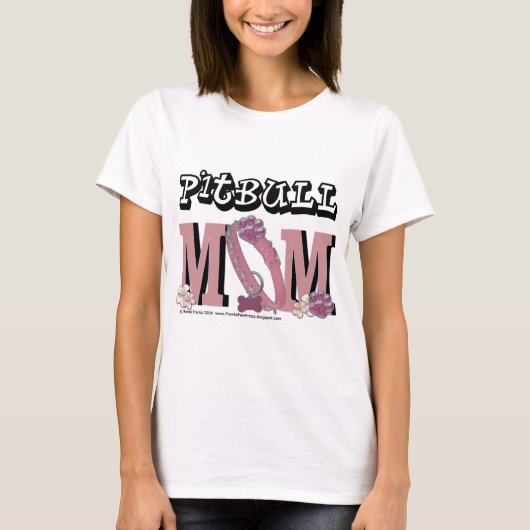 Pitbull MOM T-shirt (Voorkant)