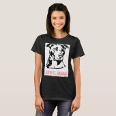 Pitbull Momma T-shirt (Voorkant volledig)