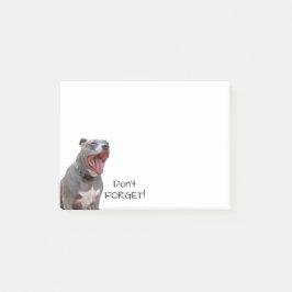 Pitbull Morning Yawn vergeet geen notities Post-it® Notes