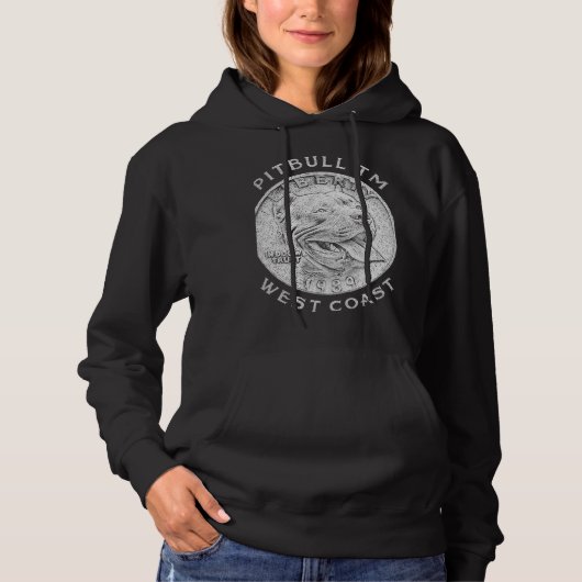 Pitbull munt Token Hoodie (Voorkant)