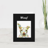 Pitbull Note-Kaart Bedankkaart (Voorkant)