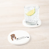 Pitbull-Onderzetter Zandsteen Onderzetter (Zijkant)