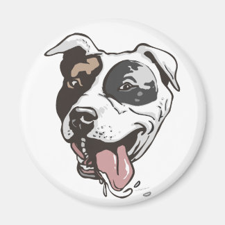 Pitbull-ontwerp van Mudge Studios Magneet