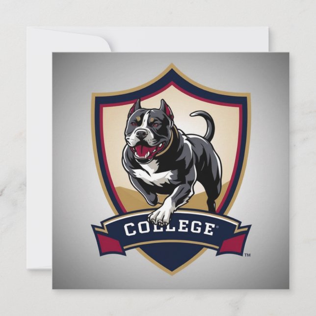 Pitbull op de universiteit: Logo (Voorkant)