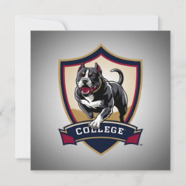 Pitbull op de universiteit: Logo Kaart