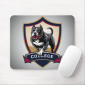 Pitbull op de universiteit: Logo Muismat (Met muis)