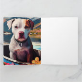 Pitbull op een peddel: Een Schilderachtig avontuur Kaart (Binnen)