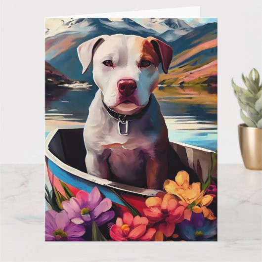 Pitbull op een peddel: Een Schilderachtig avontuur Kaart (Kleine Plant)