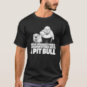 Pitbull Opa Hondenras Pitbull Ban T-shirt (Voorkant)