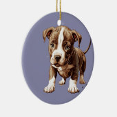 Pitbull Ornament  cadeau (Rechts)