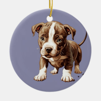 Pitbull Ornament  cadeau