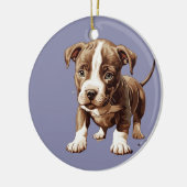 Pitbull Ornament  cadeau (Links)