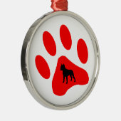 PITBULL ORNAMENT DOG PAW (Rechts)