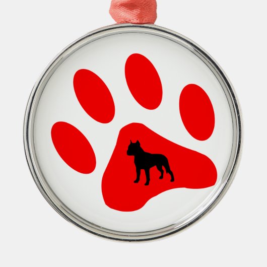 PITBULL ORNAMENT DOG PAW (Voorkant)