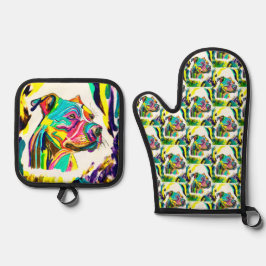 Pitbull Ovenwant & Pannenlap Set