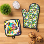 Pitbull Ovenwant & Pannenlap Set (Top down)