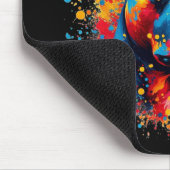 Pitbull Paint Splatter Muismat (Hoek)