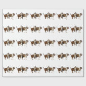 Pitbull Pals in Spel Cadeaupapier (Vlak)