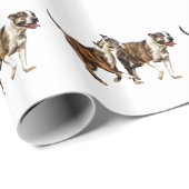 Pitbull Pals in Spel Cadeaupapier (Rol Hoek)