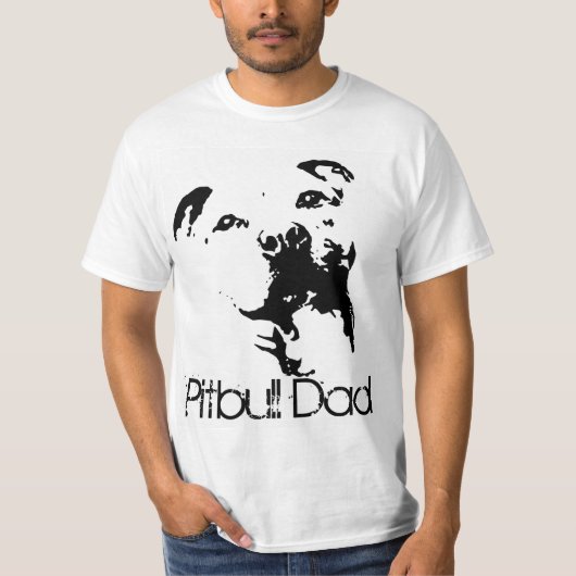 Pitbull Pap Dog shirt (Voorkant)
