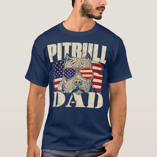 Pitbull Pap Hondenliefhebber Pibble Pittie Pit Bul T-shirt (Voorkant)