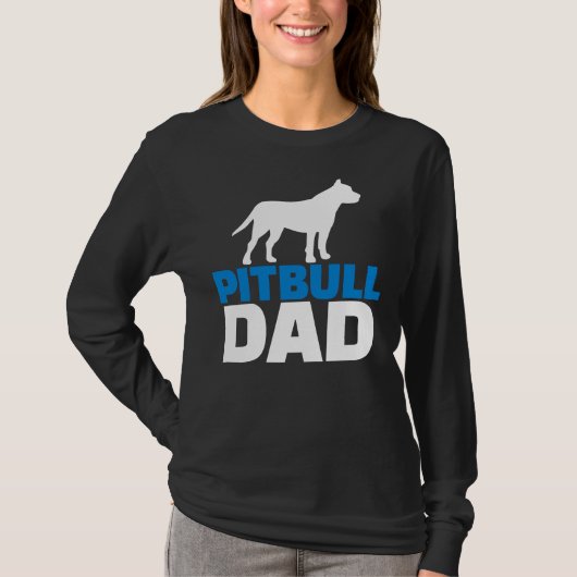 Pitbull Pap Hondenliefhebber T-shirt (Voorkant)