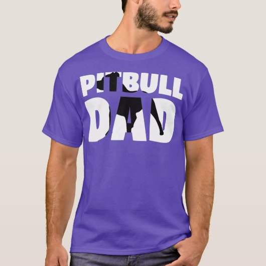 Pitbull Pap Pitbull Gift Vader Dog T-shirt (Voorkant)