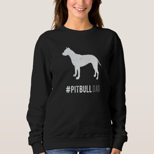 Pitbull Pap voor Mannen Pitbull Dog Pap Trui (Voorkant)