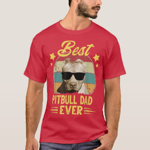Pitbull Pap zonnebril Funny Pitbull Dog O T-shirt