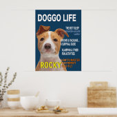 Pitbull Parody Magazine Hoesje Poster (Keuken)