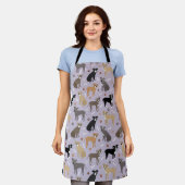 Pitbull Paws and Botten Apron Schort (Gedragen)