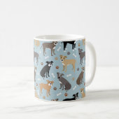 Pitbull Paws and Botten Coffee Mok (Voorkant rechts)