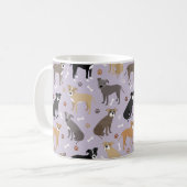 Pitbull Paws and Botten Coffee Mok (Voorkant links)