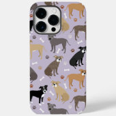 Pitbull Paws and Botten Hoesje-Mate iPhone Case (Achterkant)