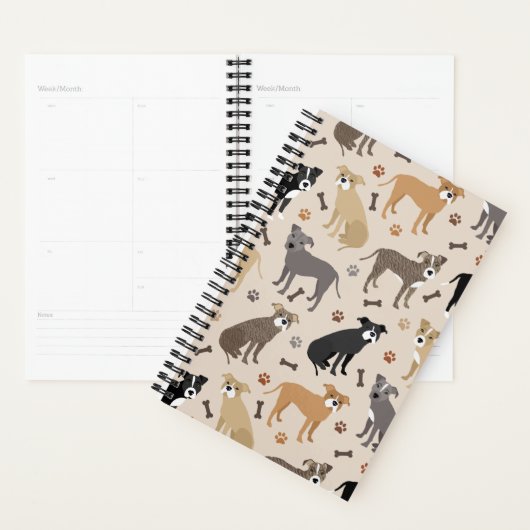 Pitbull Paws and Botten Planner (Display)