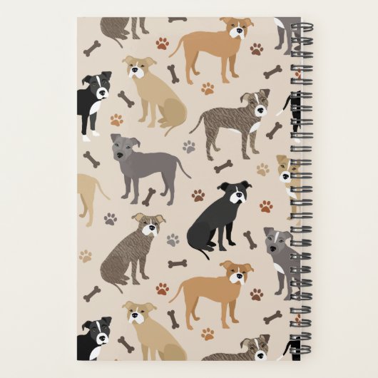 Pitbull Paws and Botten Planner (Achterkant)