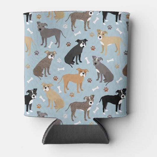 Pitbull Paws en Botten Blikjeskoeler (Voorkant)