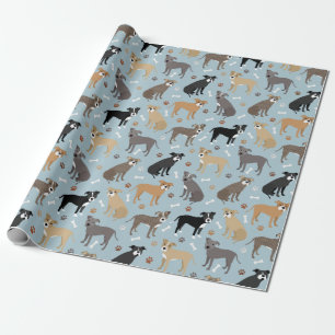 Pitbull Paws en Botten Cadeaupapier