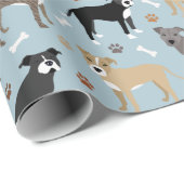 Pitbull Paws en Botten Cadeaupapier (Rol Hoek)