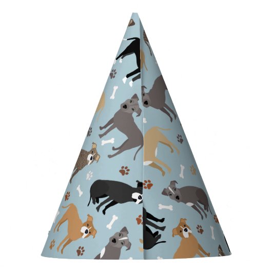 Pitbull Paws en Botten Feesthoedjes (Achterkant)