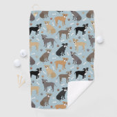 Pitbull Paws en Botten Golfhanddoek (Insitu)